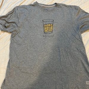Life Is Good “Glass Half Full” T-shirt